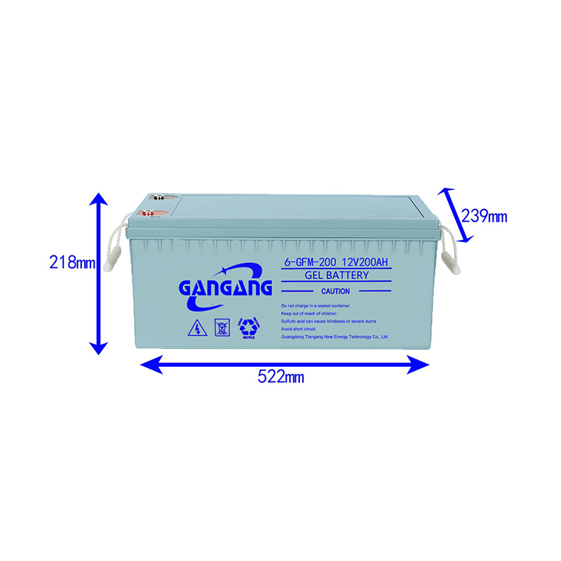 BATTERIE GEL AGM 12V 200AH POUR SYSTÈMES SOLAIRES