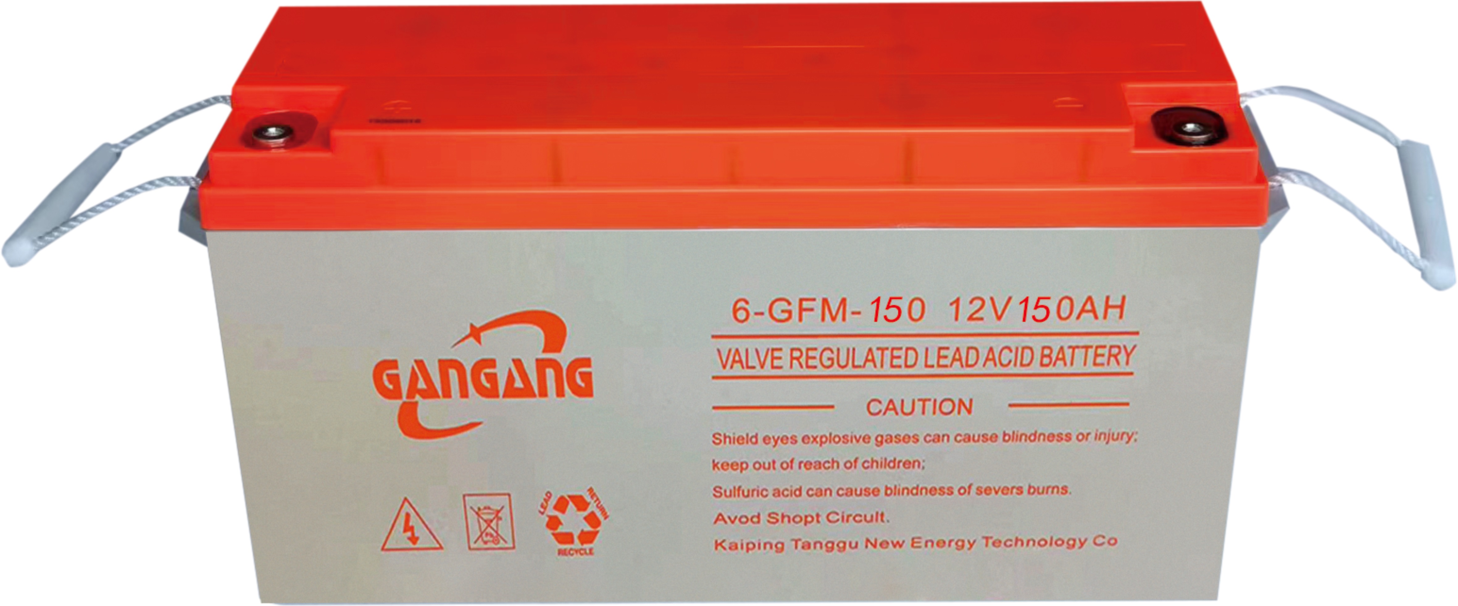  Batterie solaire au plomb régulée par valve 6-GFM-150 12V 150AH de Guangdong